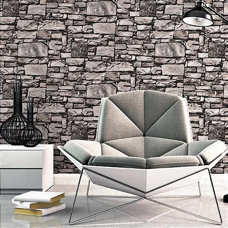 Papel de Parede Essencial - Pedras - ESS1054 - Vinílico - TNT