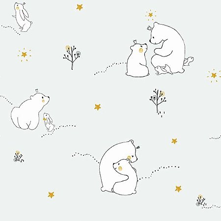 Papel de Parede Fofura Baby - Infantil - FF4002 - TNT