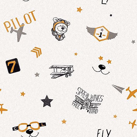 Papel de Parede Fofura Baby - Infantil - FF4031 - TNT