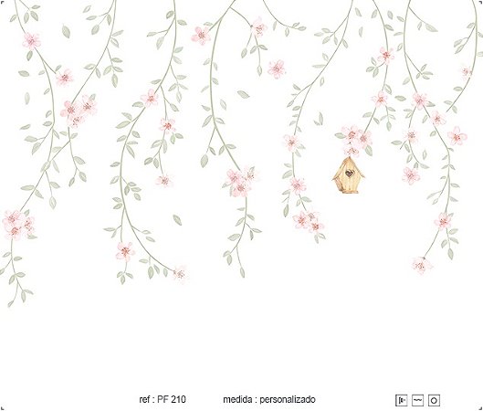 Papel de Parede Painel Fofura - Infantil - PF210 - Vinílico