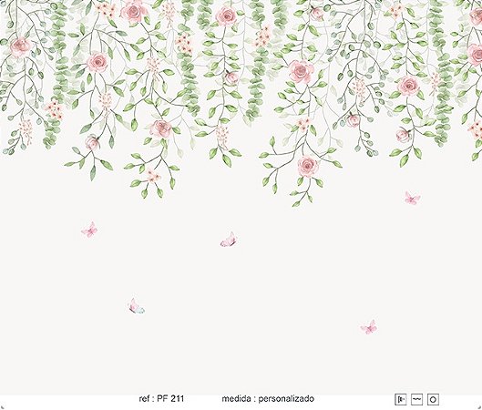 Papel de Parede Painel Fofura - Infantil - PF211 - Vinílico