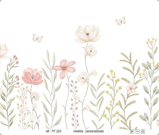 Papel de Parede Painel Fofura - Infantil - PF223 - Vinílico