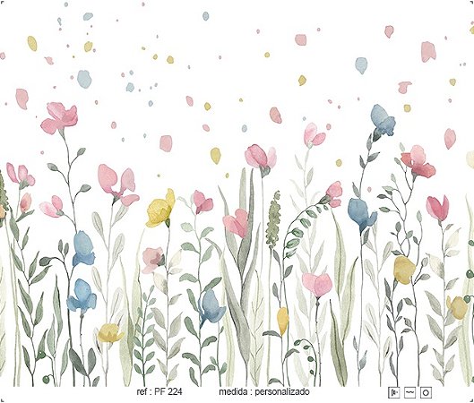 Papel de Parede Painel Fofura - Infantil - PF224 - Vinílico