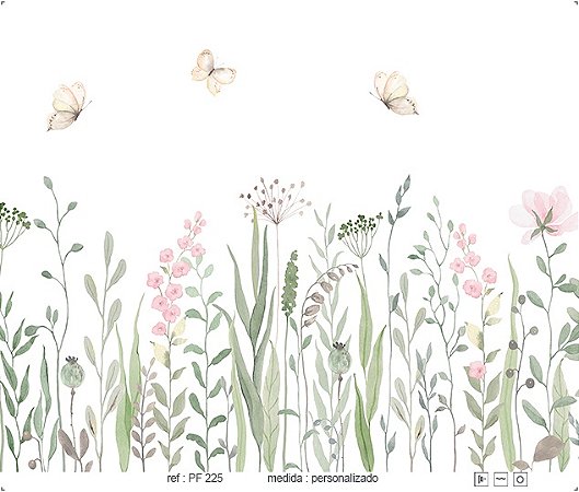 Papel de Parede Painel Fofura - Infantil - PF225 - Vinílico