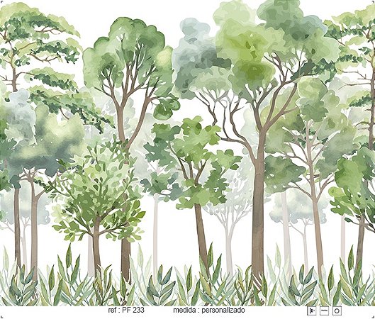 Papel de Parede Painel Fofura - Infantil - PF233 - Vinílico