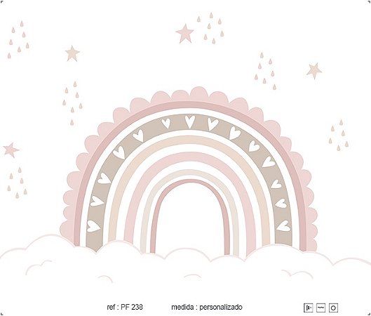 Papel de Parede Painel Fofura - Infantil - PF238 - Vinílico