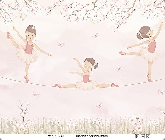 Papel de Parede Painel Fofura - Infantil - PF239 - Vinílico