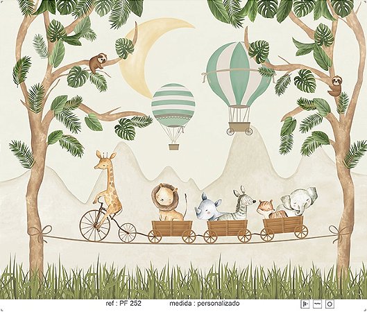 Papel de Parede Painel Fofura - Infantil - PF252 - Vinílico