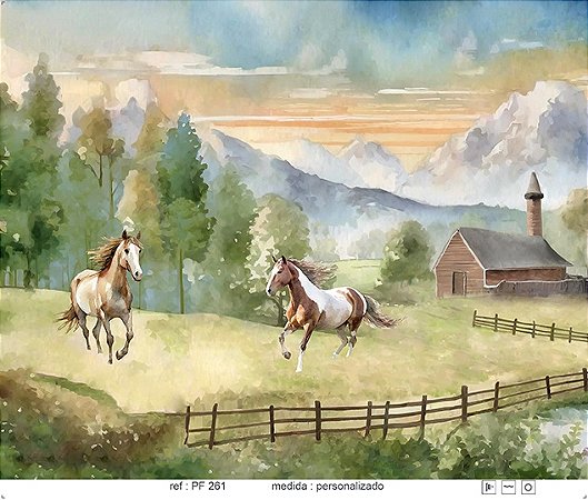 Papel de Parede Painel Fofura - Infantil - PF261 - Vinílico