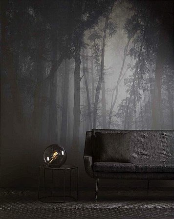 Papel de Parede Bio-Habitat - Folhas e Flores - 101029 - Vinílico