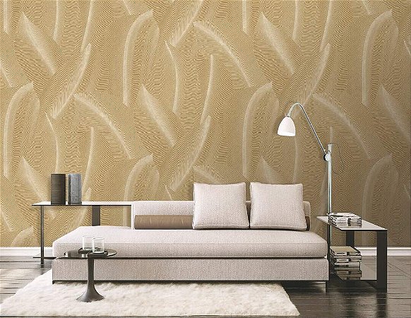 Papel de Parede Bio-Habitat - Folhas e Flores - 101039 - Vinílico