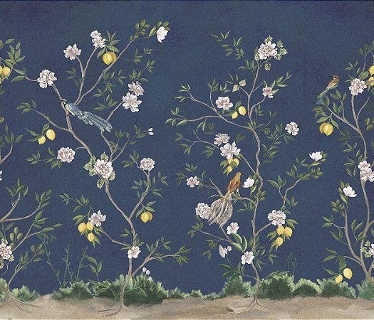 Papel de Parede Biomas - Folhas e Flores - 83059 - Vinílico
