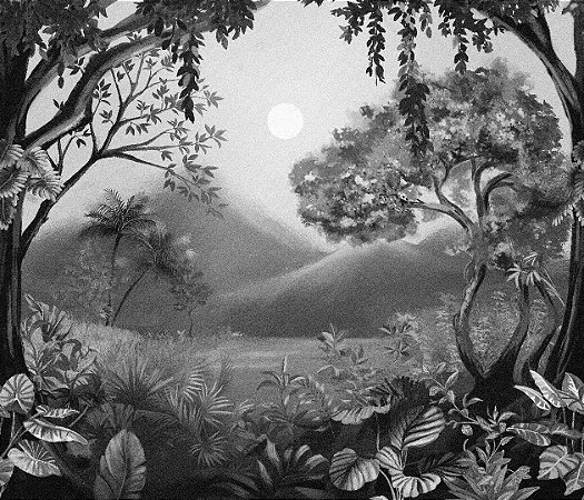 Papel de Parede Biomas - Folhas e Flores - 83370 - Vinílico