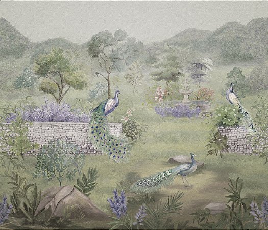 Papel de Parede Biomas - Folhas e Flores - 83400 - Vinílico