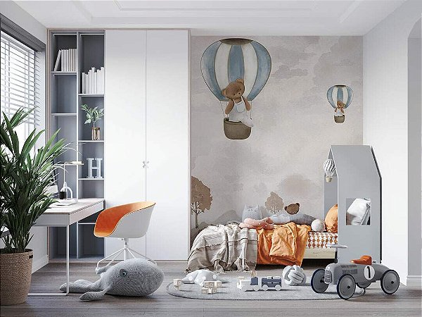 Papel de Parede Memórias de Infância - Infantil - 201015 - Vinílico