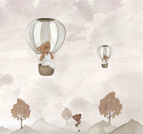 Papel de Parede Memórias de Infância - Infantil - 201016 - Vinílico