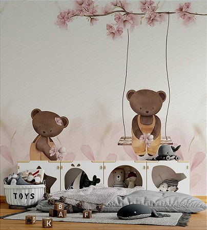 Papel de Parede Memórias de Infância - Infantil - 201019 - Vinílico