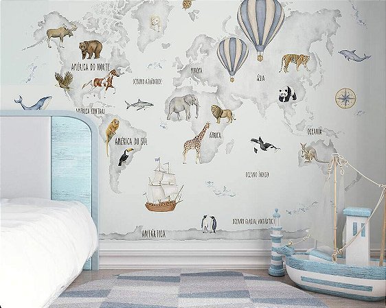 Papel de Parede Memórias de Infância - Infantil - 201026 - Vinílico