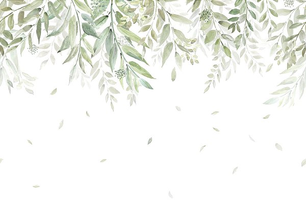 Papel de Parede Memórias de Infância - Folhas e Flores - 201038 - Vinílico