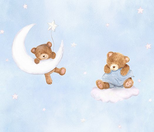 Papel de Parede Natureza Lúdica - Infantil - 83592 - Vinílico