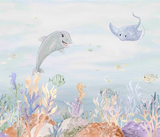 Papel de Parede Natureza Lúdica - Infantil - 83684 - Vinílico