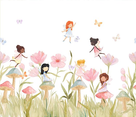 Papel de Parede Natureza Lúdica - Infantil - 83806 - Vinílico