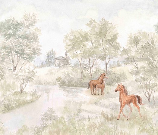 Papel de Parede Natureza Lúdica - Infantil - 83868 - Vinílico