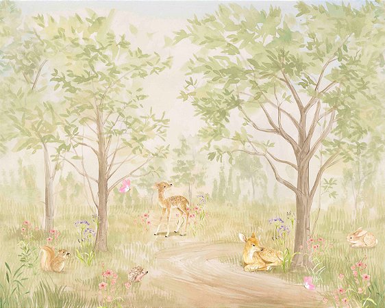 Papel de Parede Natureza Lúdica - Infantil - 83882 - Vinílico