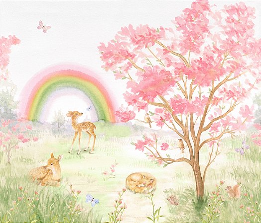 Papel de Parede Natureza Lúdica - Infantil - 83950 - Vinílico