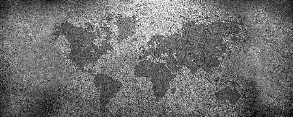 Papel de Parede Mapas - Mapa Mundi - KPMAPA00001 - Vinílico