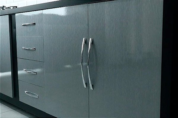 Envelopamento - Escovado - Vinílico (autocolante)