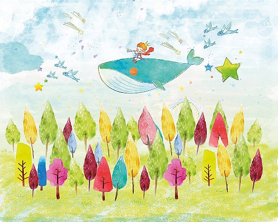 Papel de Parede Infantis - Infantil - KPINF087 - Vinílico