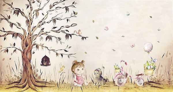 Papel de Parede Infantis - Infantil - KPINF105 - Vinílico