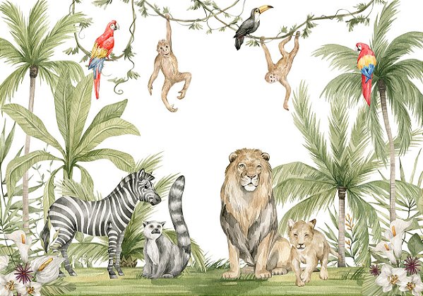 Papel de Parede Infantis - Infantil - KPINF128 - Vinílico