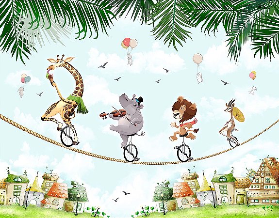 Papel de Parede Infantis - Infantil - KPINF129 - Vinílico