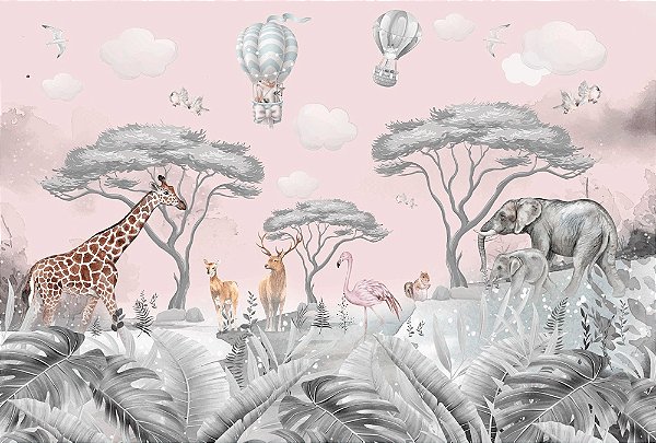 Papel de Parede Infantis - Infantil - KPINF175 - Vinílico