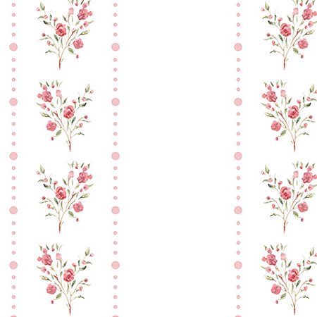 Papel de Parede Xadrezia - Folhas e Flores - XP119 - Vinílico