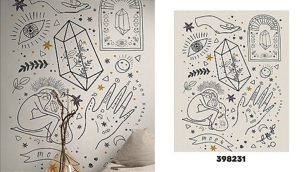 Papel de Parede The Wall 3 - Painel - 398231 - Vinílico