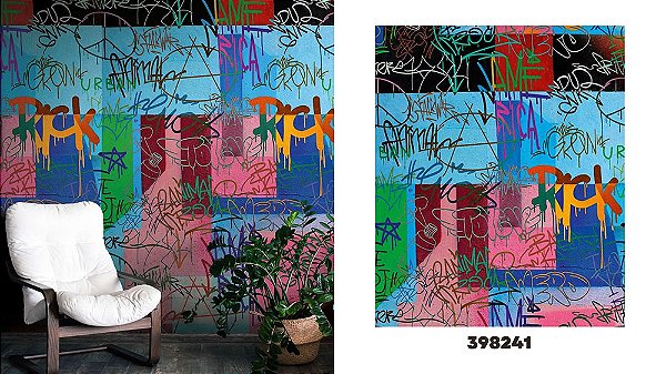 Papel de Parede The Wall 3 - Painel - 398241 - Vinílico