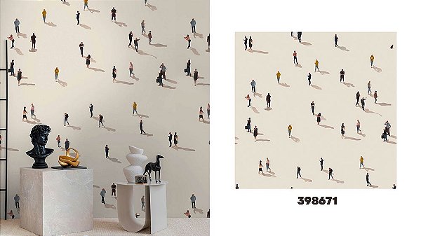 Papel de Parede The Wall 3 - Painel - 398671 - Vinílico