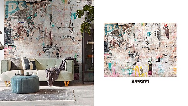 Papel de Parede The Wall 3 - Painel - 399271 - Vinílico
