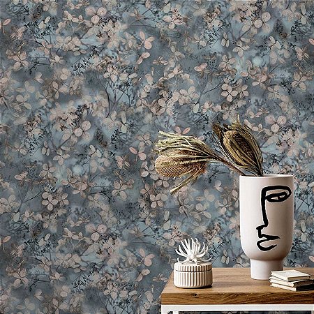 Papel de Parede Reno - Folhas e Flores - 10415-08 - Vinílico