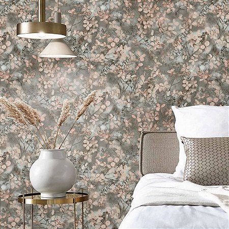Papel de Parede Reno - Folhas e Flores - 10415-10 - Vinílico