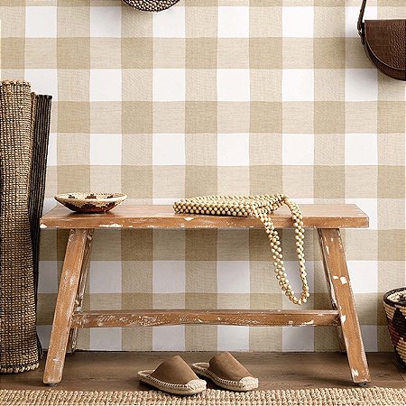 Papel de Parede Top Stripes - Xadrez - 38432 - Vinílico