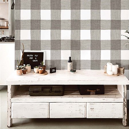 Papel de Parede Top Stripes - Xadrez - 38433 - Vinílico