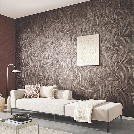 Papel de Parede Bavária - Flores e Folhas - 10476-48 - Vinílico