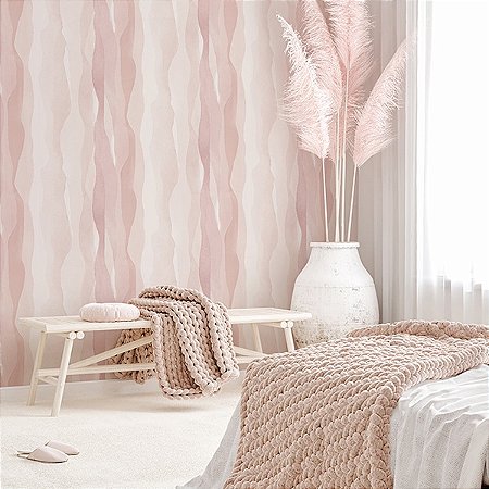 Papel de Parede Leyla - Abstrato - 81633 - Vinílico