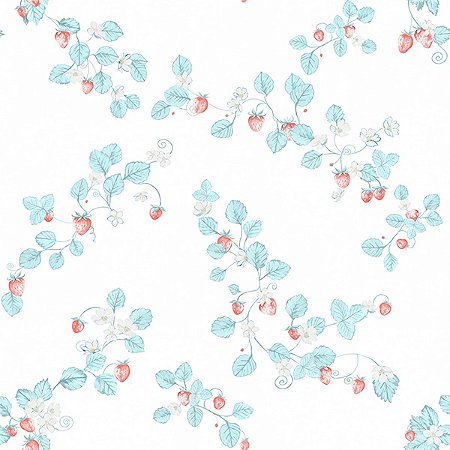 Papel de Parede Era uma vez - Folhas e Flores - 600007 - Vinílico