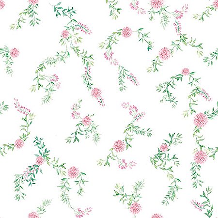 Papel de Parede Era uma vez - Folhas e Flores - 89686 - Vinílico