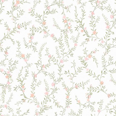 Papel de Parede Era uma vez - Folhas e Flores - 89723 - Vinílico